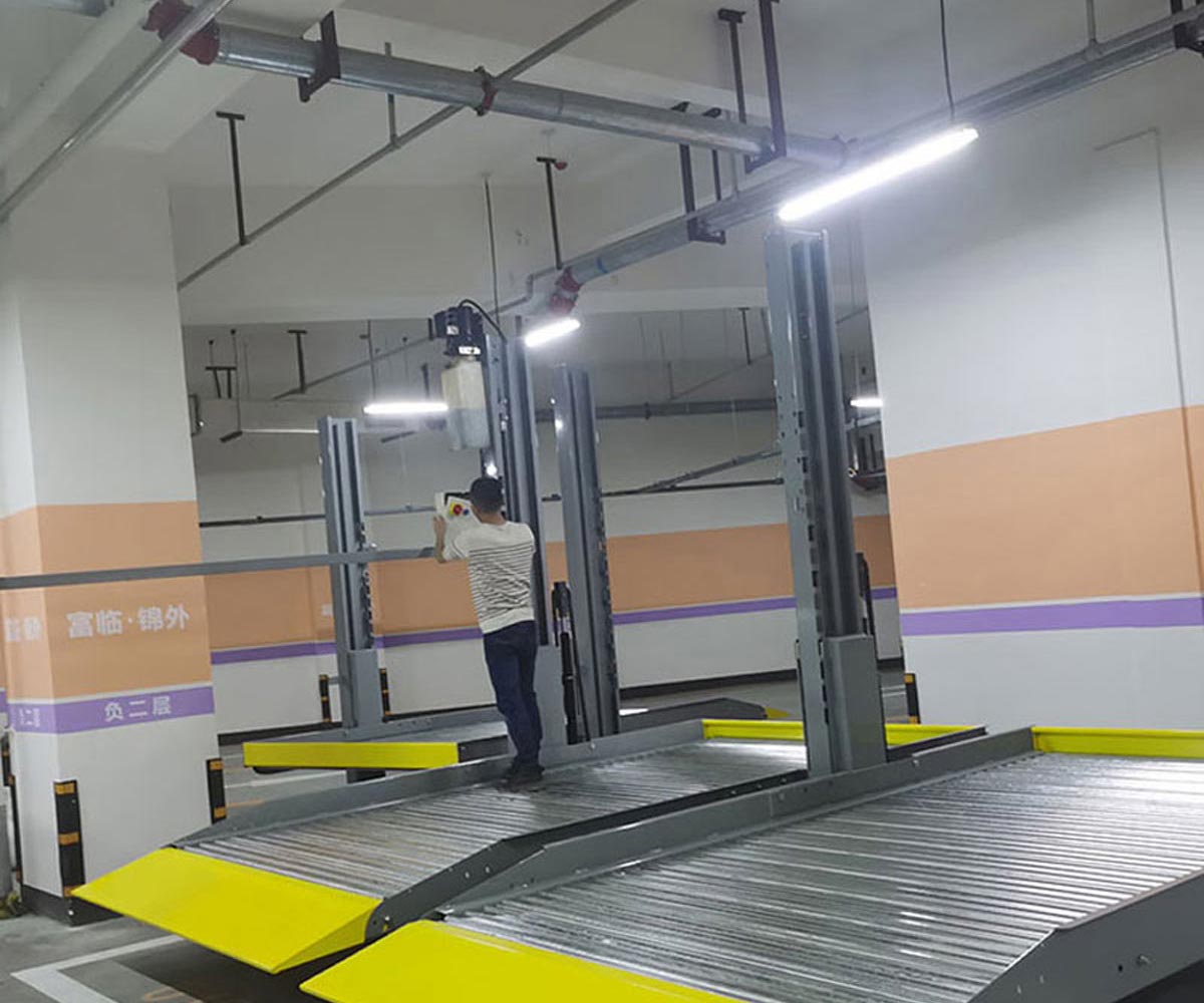大渡口兩層簡易升降類立體停車庫二手