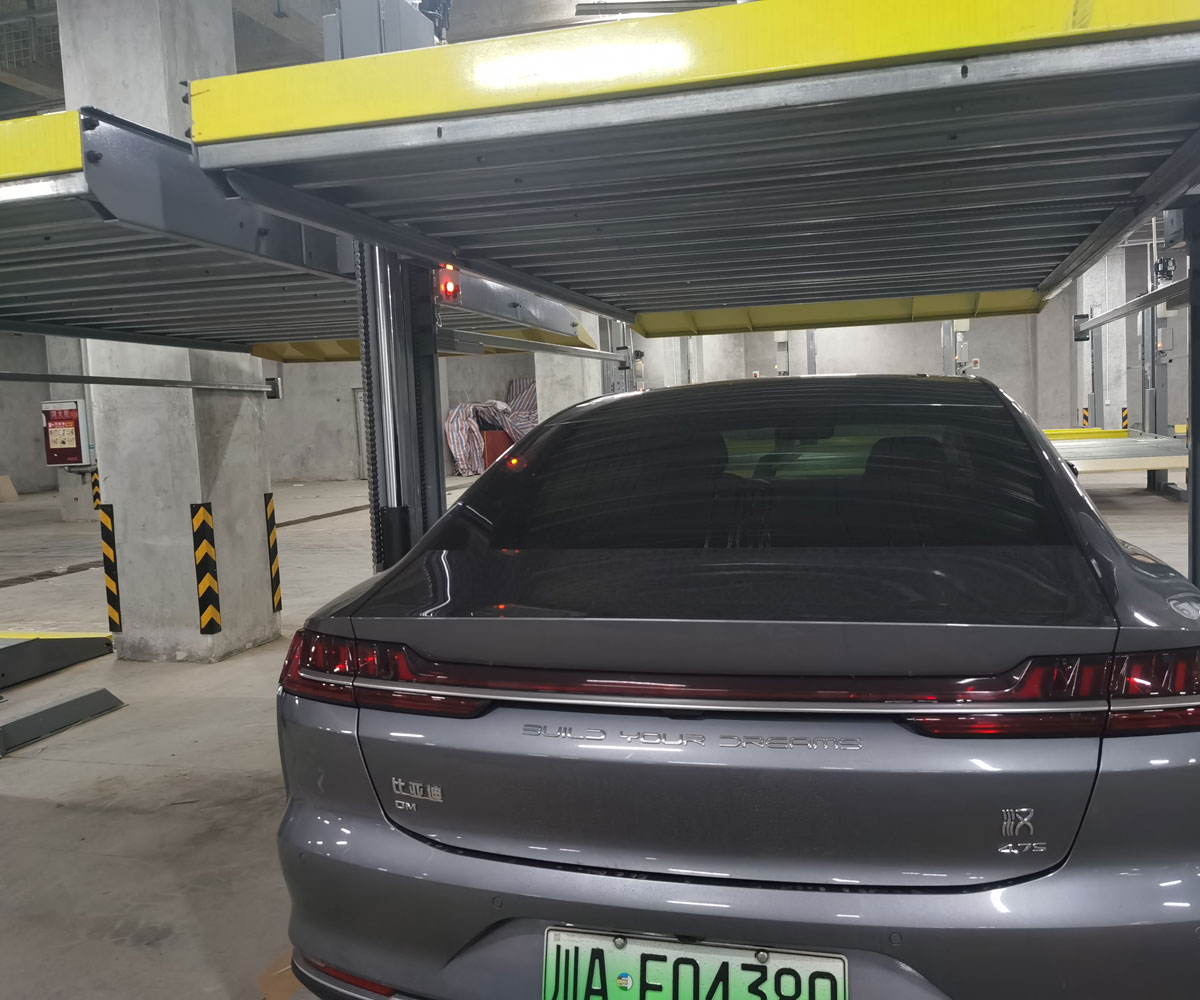 渝北兩層升降橫移式停車立體車庫回購