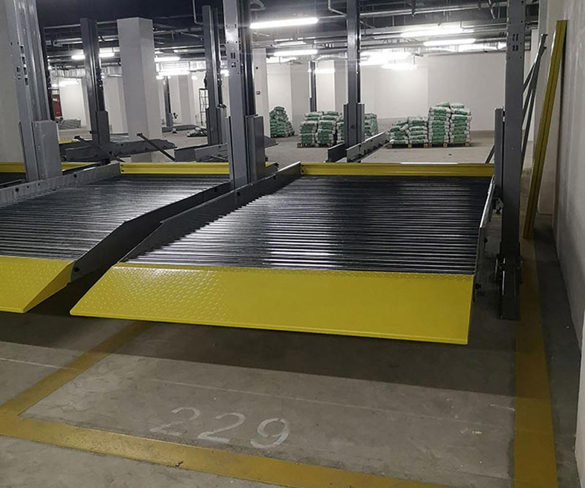 云陽三層升降機械式立體車庫租用
