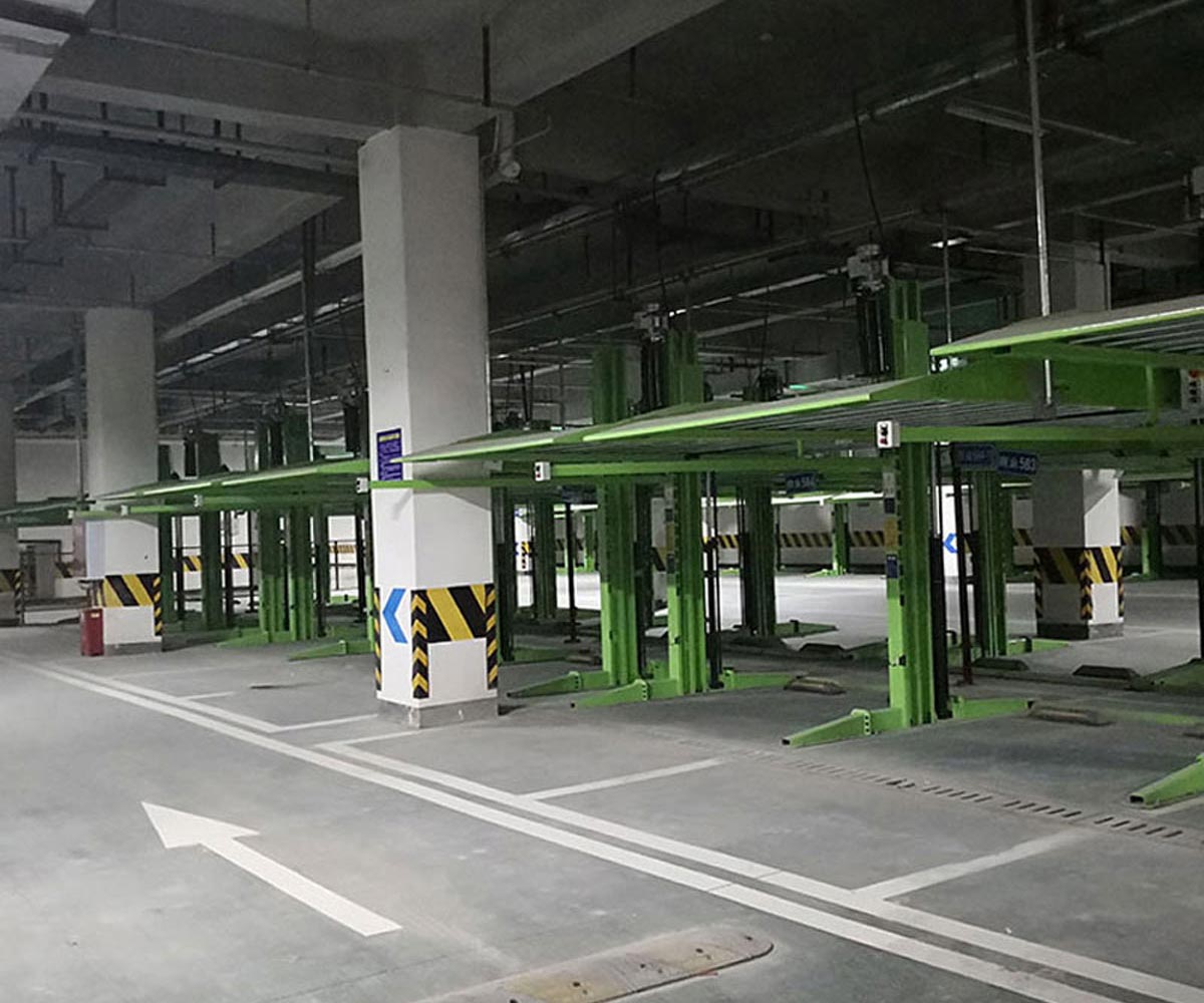 渝北雙柱簡易升降停車庫拆除