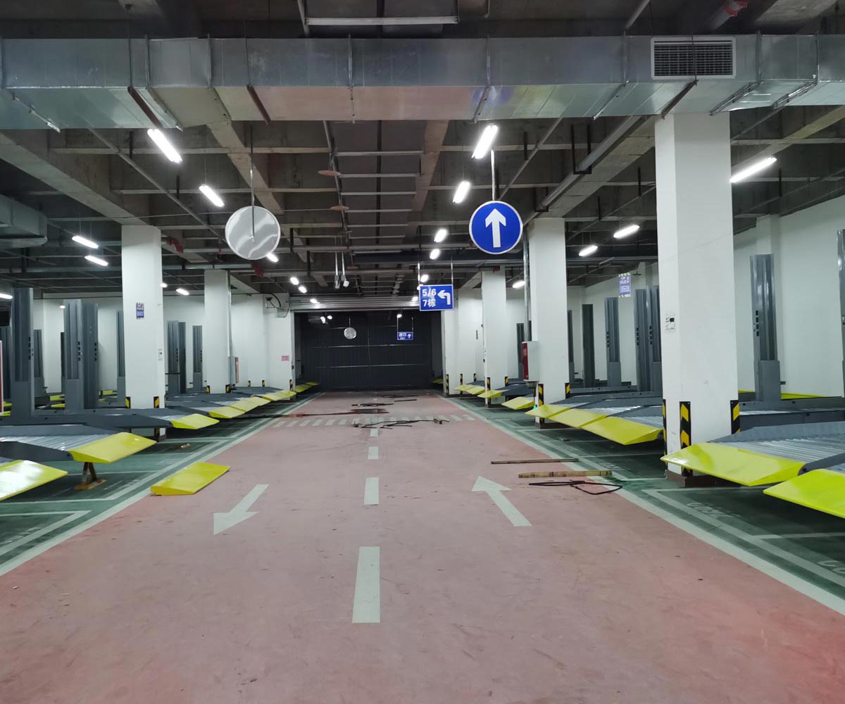 武隆俯仰立體停車場過驗收