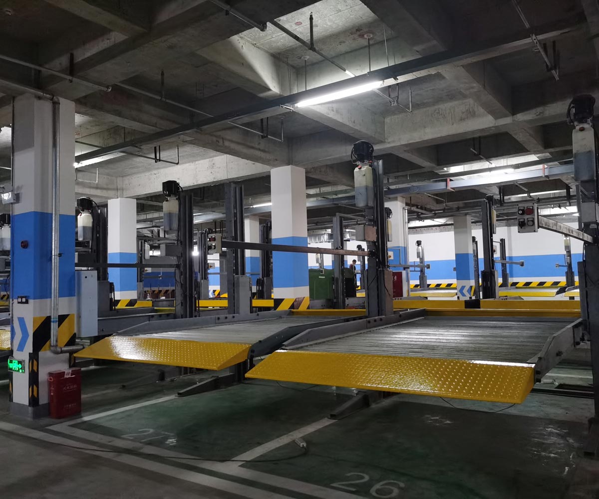 武隆兩柱簡易升降立體停車位