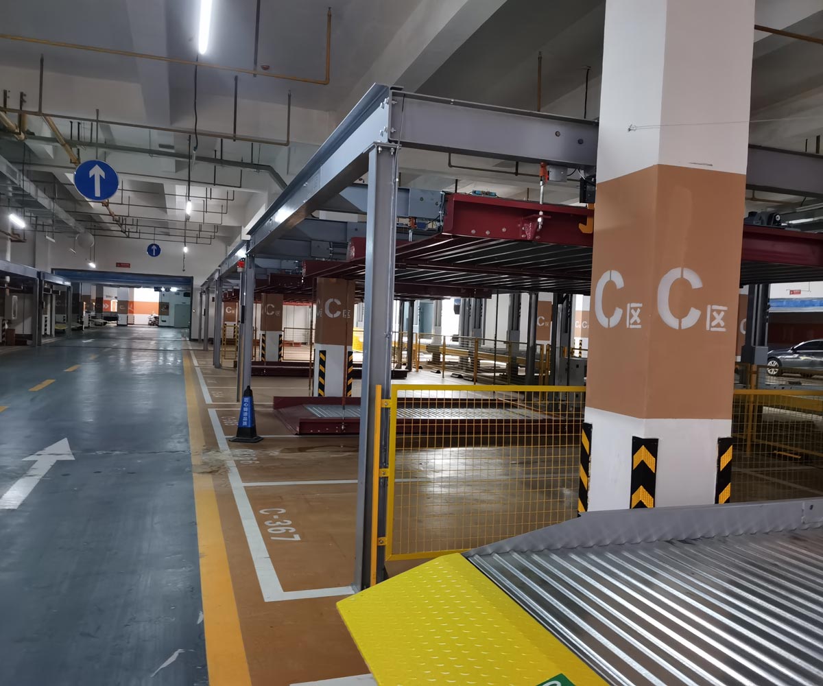 云陽俯仰機械停車位