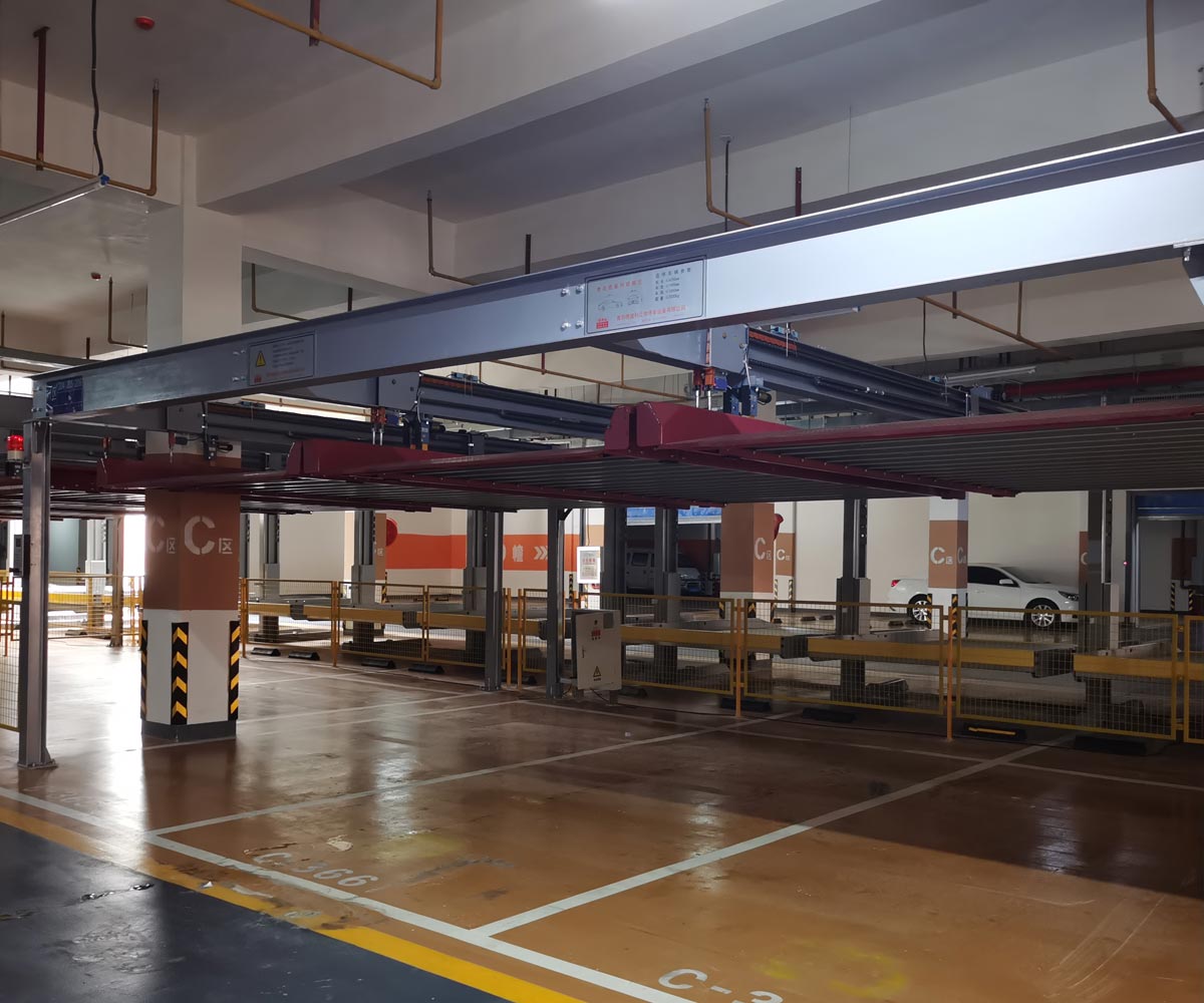 云陽小區二層簡易升降類立體停車