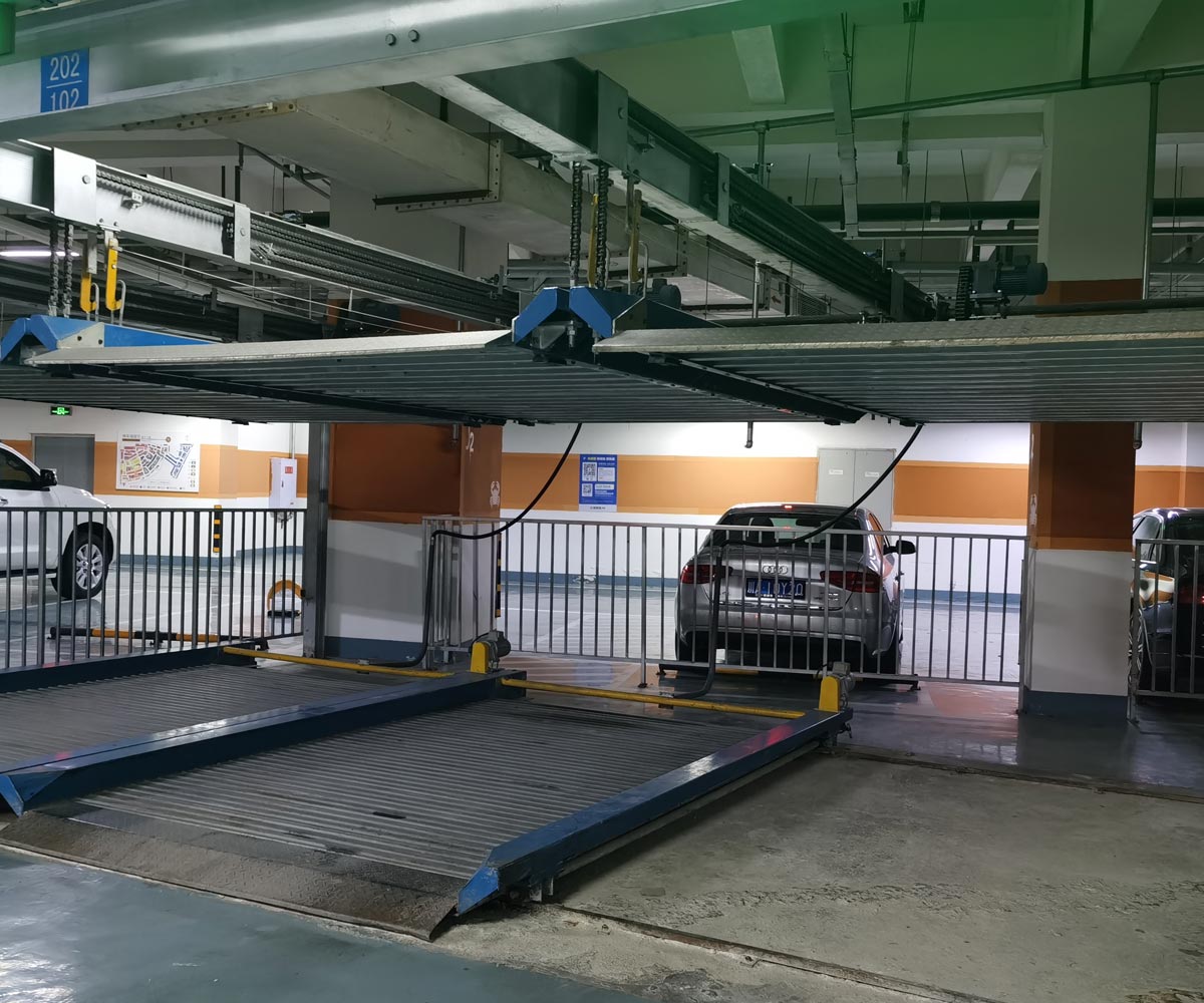 南川兩層升降橫移機械停車