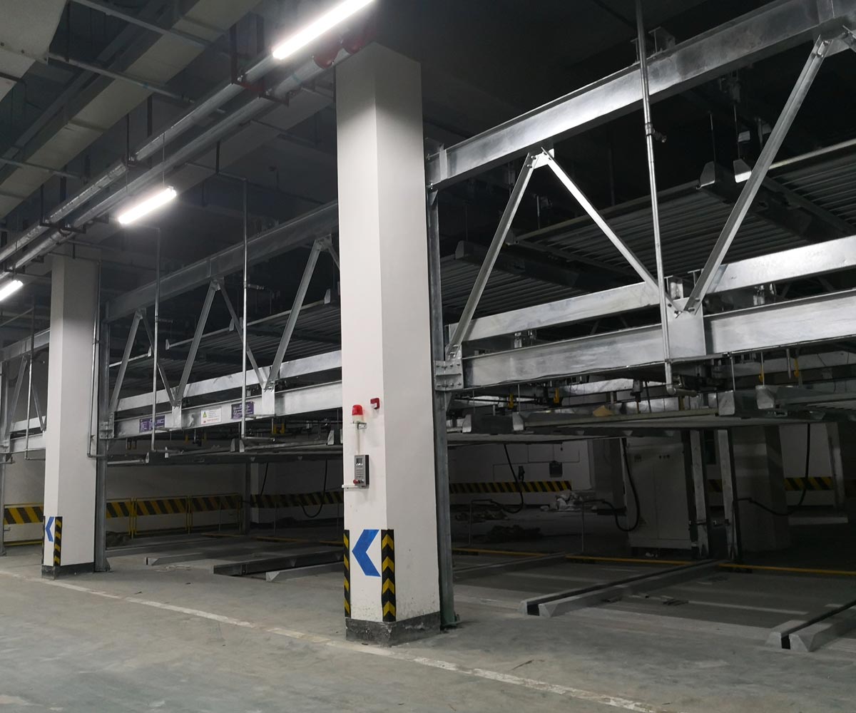 奉節PSH6六層升降橫移機械式停車設備